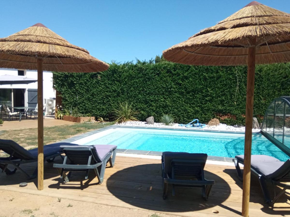 Le Champ-Saint-Pere Mas Des Vignes Piscine Chauffee Bed & Breakfast エクステリア 写真
